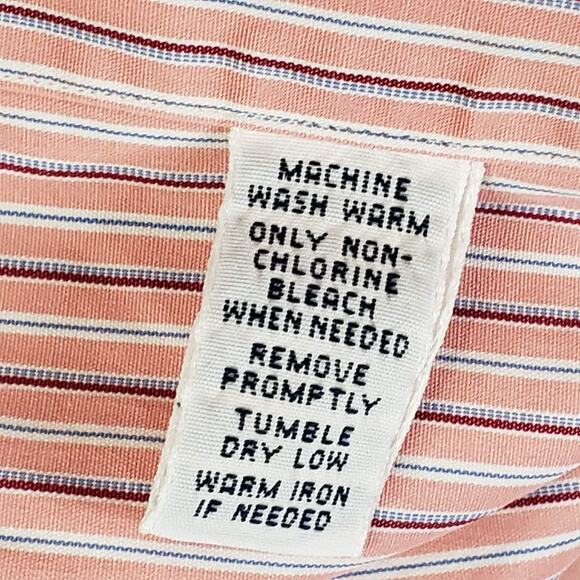 Polo Ralph Lauren Shirt Mens Size XL 17 Pink Stripe Button Down Oxford LS - Picture 6 of 9